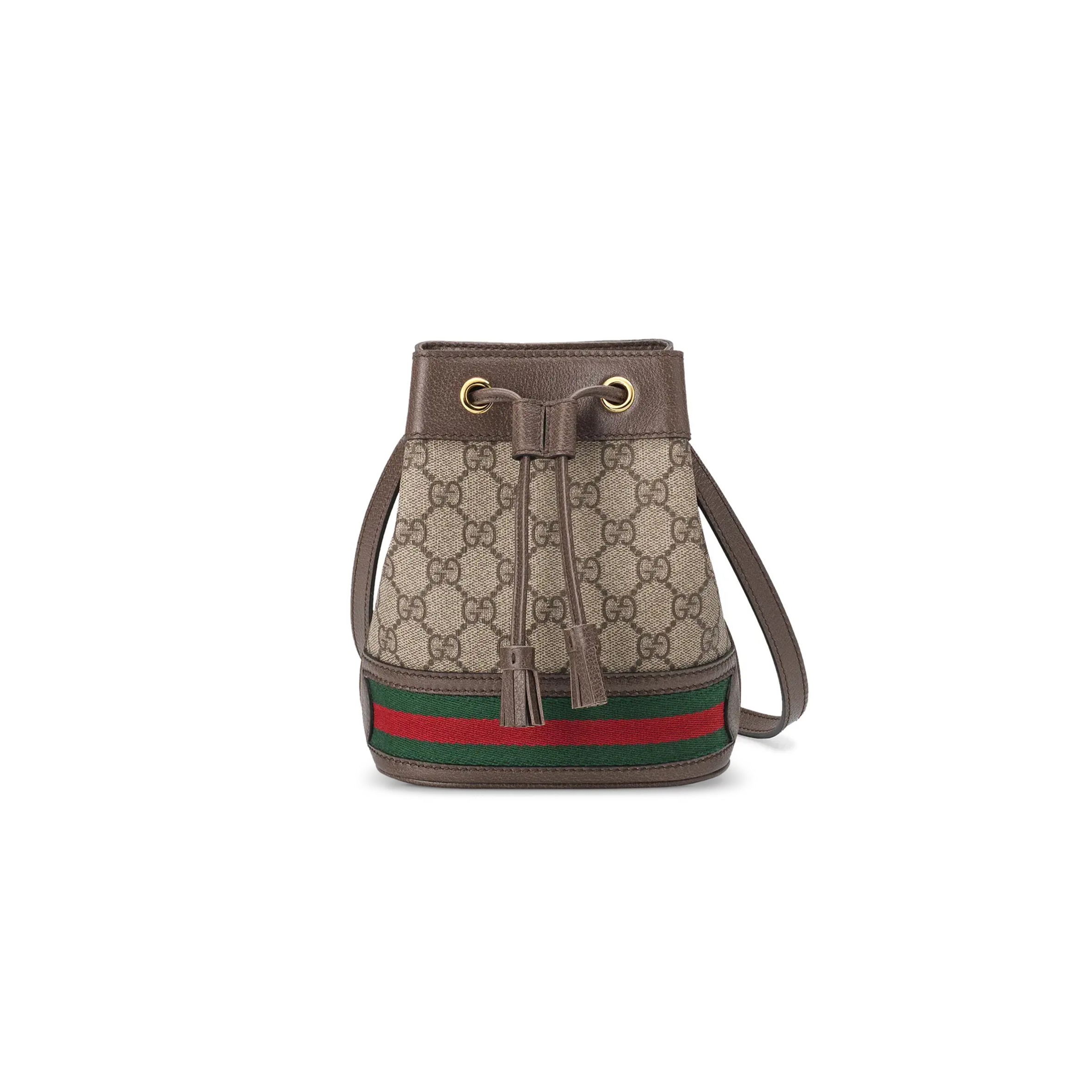 GUCCI OPHIDIA MINI BUCKET BAG 550620 (15.5*19*9cm)